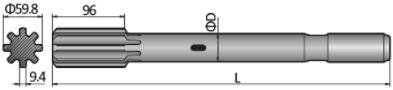 Shank Adapter HC Montabert HC 110