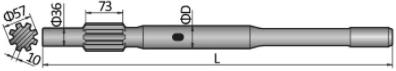 Shank Adapter PD / HD Furukawa HD609