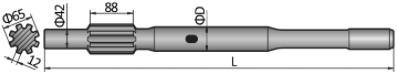 Shank Adapter PD / HD Furukawa HD612