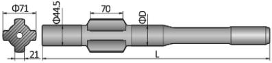 Shank Adapter PD / HD Furukawa PD 200