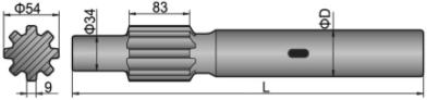 Shank Adapters Hydrastar 200